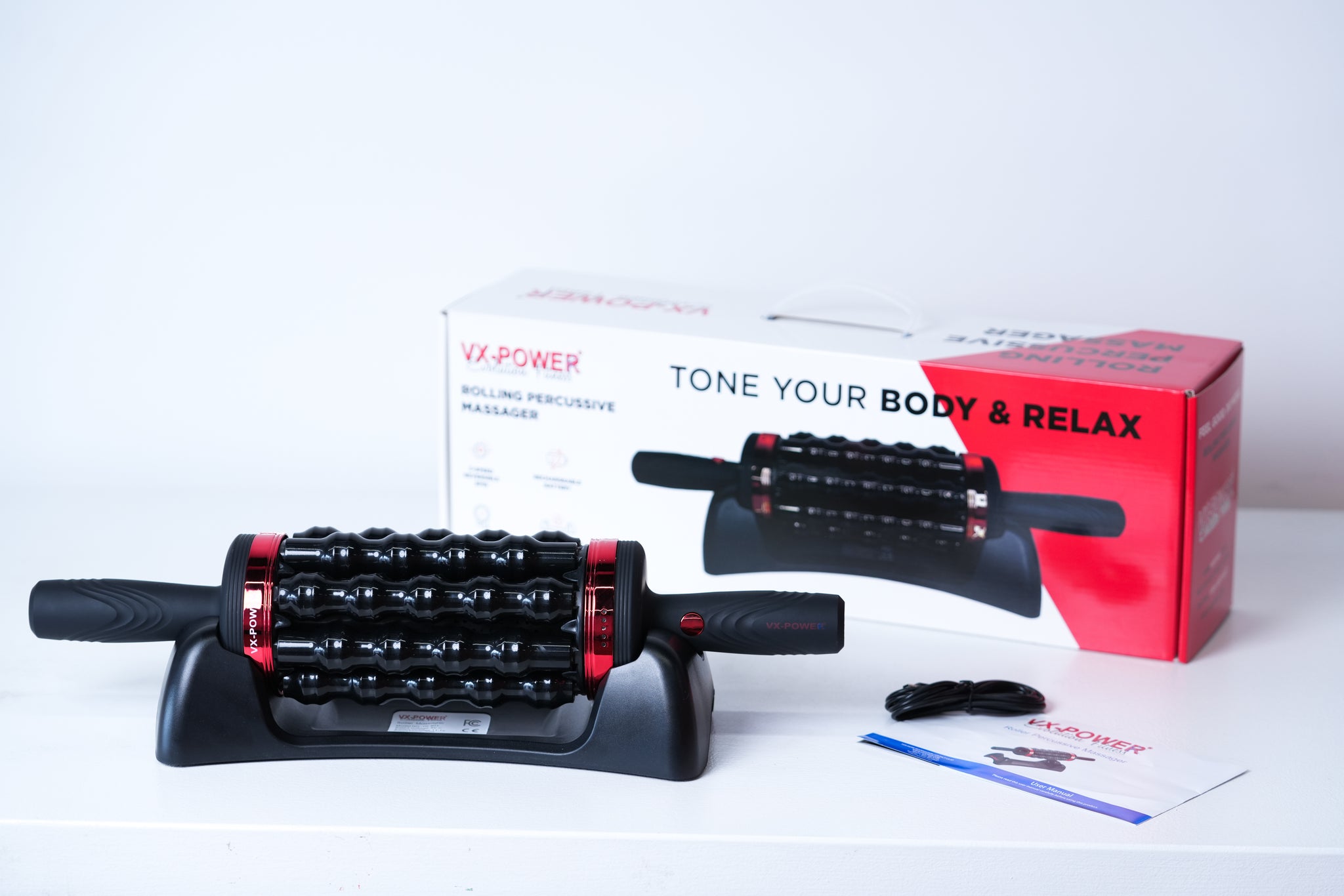 VX-Power Rolling Massager + Anticellulite Oil VX-Power Rolling Massager + Anticellulite Oil