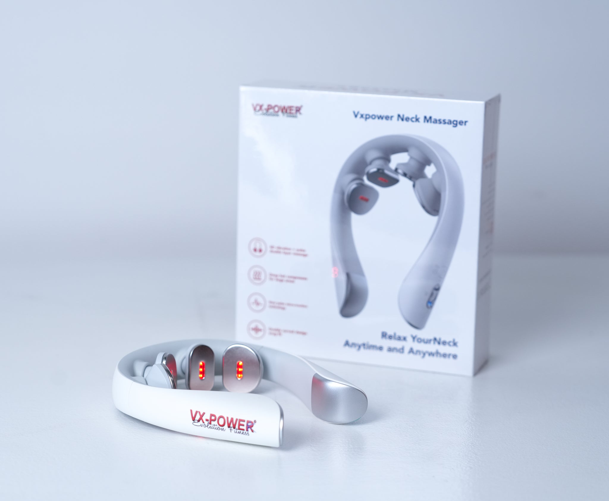 VX-Power 4D Vibration Neck Massager VX-Power Evolution Fitness VX-Power 4D Vibration Neck Massager VX-Power Evolution Fitness