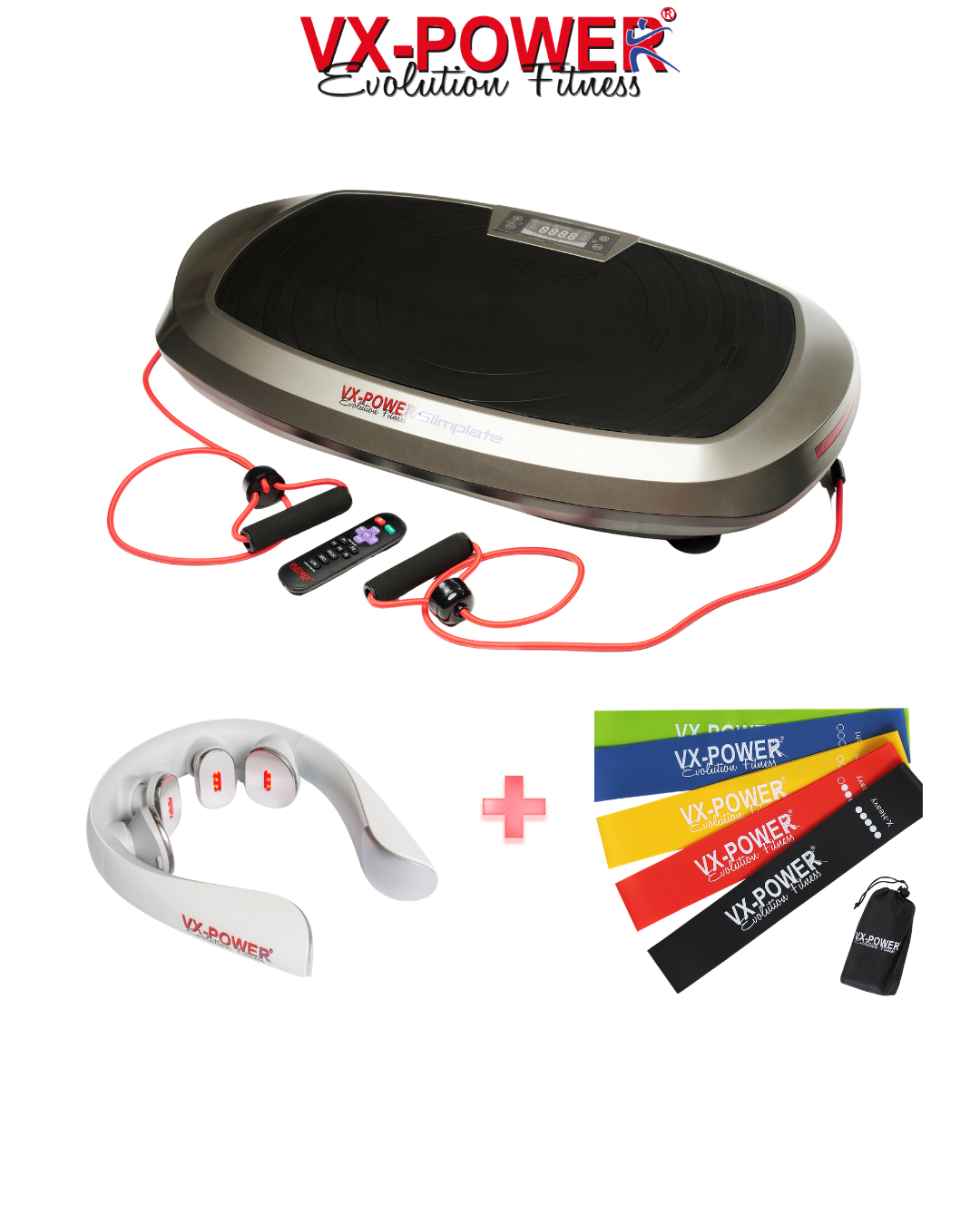 VX-Power Slimplate + 4D Massager + Resistance Bands – VX-Power
