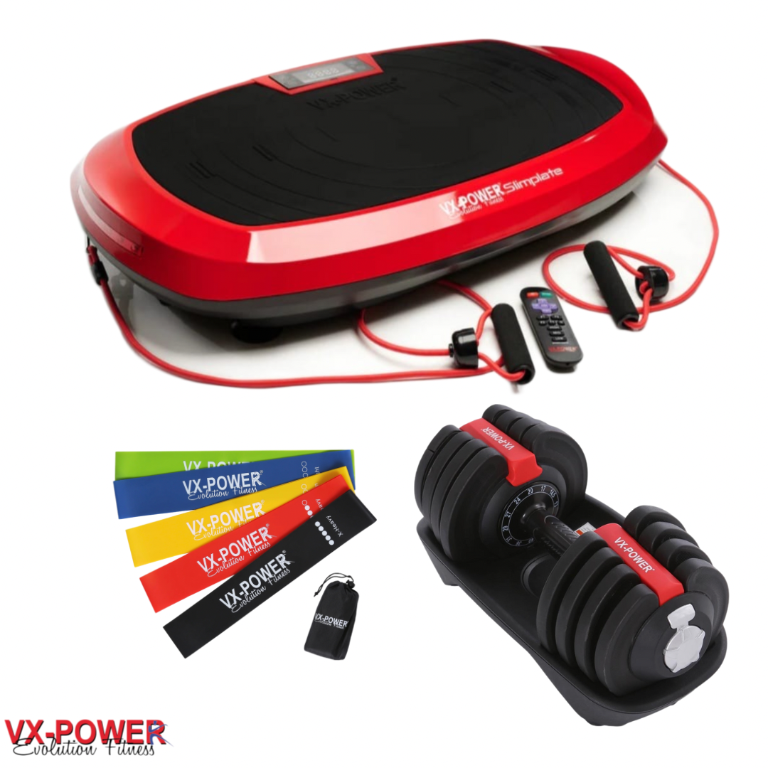 SLIMPLATE GALAXY WEIGHTS ALL IN ONE RESISTANCE BANDS VX Power Evolution Fitness