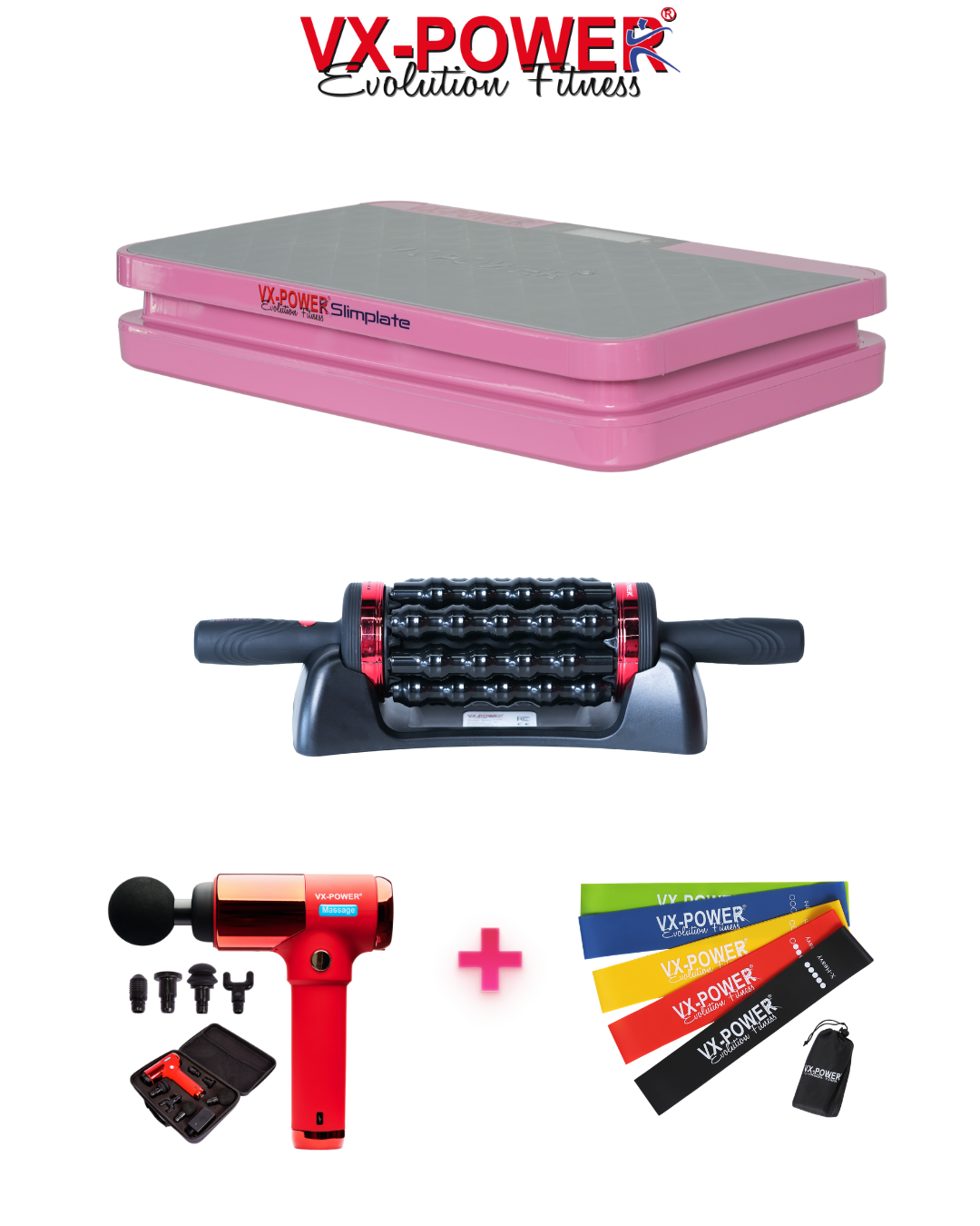 Vx-Power Slimplate Digital Rolling Extra Combo Your Complete Home Wellness & Toning System Vx-Power Slimplate Digital Rolling Extra Combo Your Complete Home Wellness & Toning System