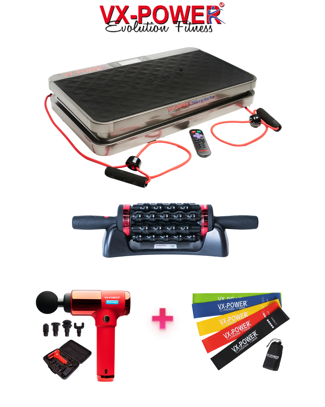 Vx-Power Slimplate Digital Rolling Extra Combo Your Complete Home Wellness & Toning System Vx-Power Slimplate Digital Rolling Extra Combo Your Complete Home Wellness & Toning System