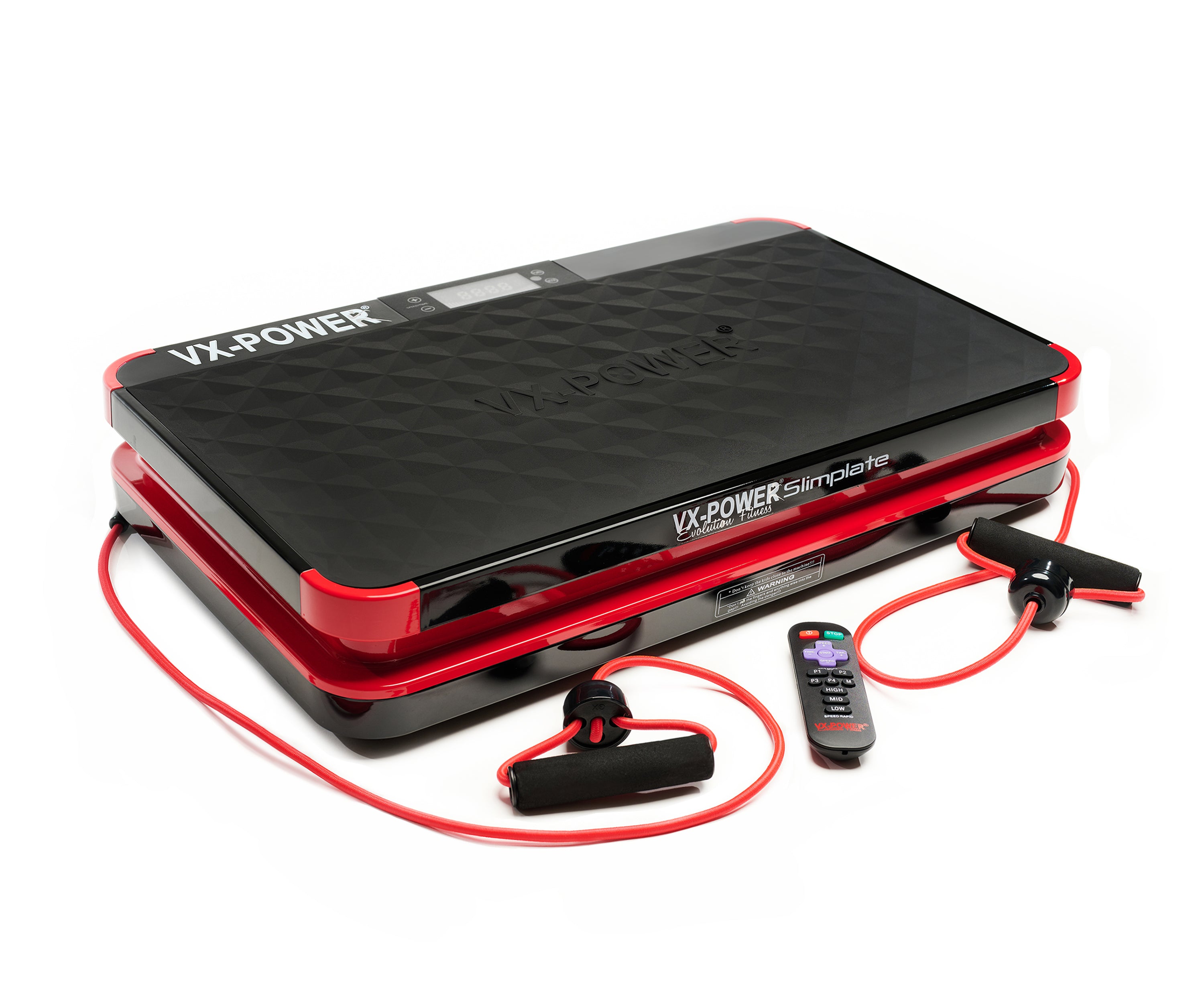 VX-Power Slimplate Digital Vibration Plate Red/Black VX-Power Slimplate Digital Vibration Plate Red/Black